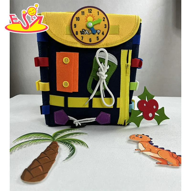 Nuevo diseño Macaron lindo juguete de cocina de madera para niños W10C582